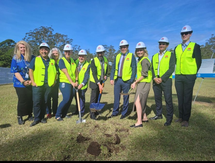 Construction underway on acute clinical services building